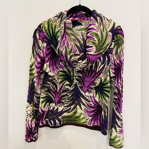Missoni Cowl Neck Floral Wool Sweater